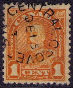 Canada #  162 Used  VF CDS Central Coast DE15 31 NS