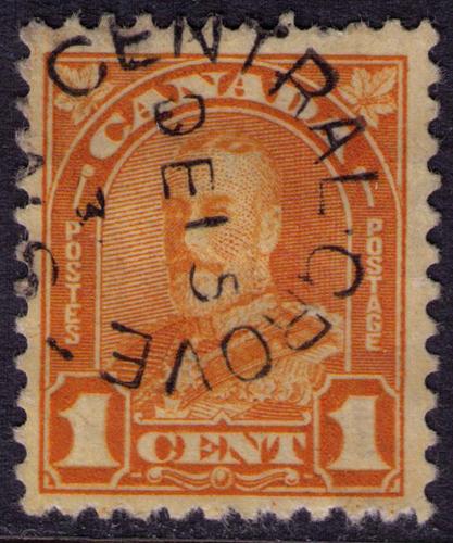 Canada #  162 Used  VF CDS Central Coast DE15 31 NS