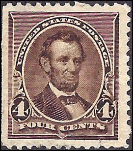 222 Mint,NG... SCV $80.00... Nicely centered, wide margins