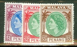 JE: Malaya Penang 29-44 mint CV $73.60; scan shows only a few