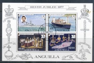 Anguilla 1977 QEII Silver Jubilee MS FU