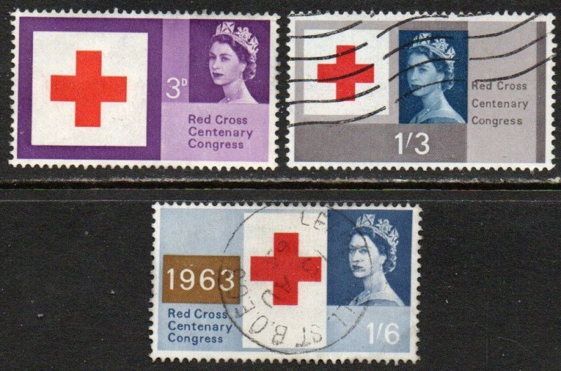 Great Britain Sc #398-400 Used