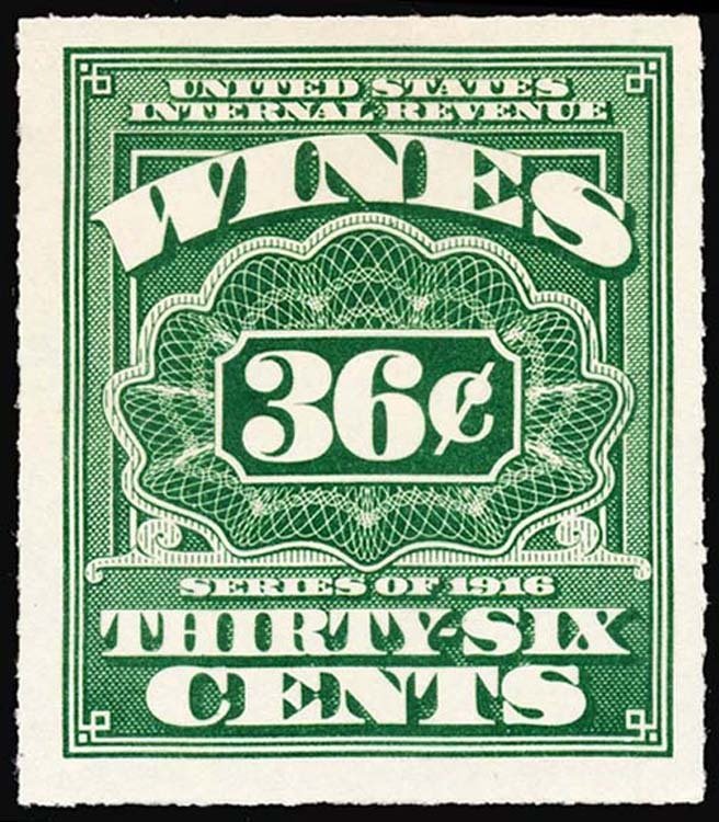 U.S. REV. WINES RE72  Mint (ID # 100027)