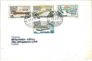 09773  -  ITALY -  POSTAL HISTORY - FDC  1956 WINTER OLYMPICS: 