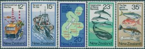 New Zealand 1978 SG1174-1178 Sea Resources set MNH