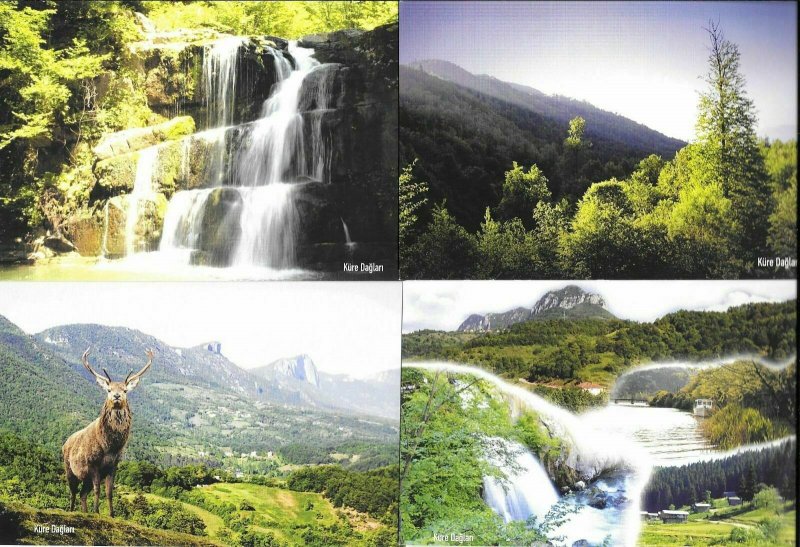 TURKEY - (POSTCARD) KURE MOUNTAINS (4 cards), MNH, 2014 