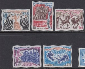 Monaco 1130-4 Circus mnh