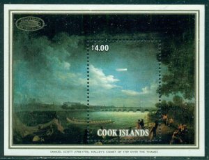 COOK ISLANDS SCOTT # 903, HALLEYS COMET SHEETLET, MINT, OG, NH, GREAT PRICE!