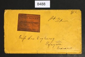 US STAMPS # 1q AMERICAN EXPRESS LABELS CV. $ LOT #8488