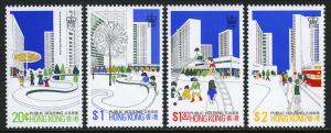 HONG KONG SC# 376-379 Public Housing Development (1981) MNH