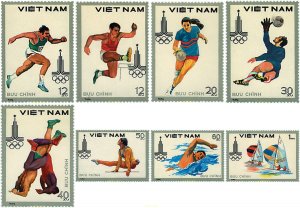 723363 HINGED VIETNAM 1980 22 JUEGOS OLIMPICOS VERANO MOSCU 1980