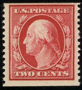 US #353 SCV $315.00 XF mint very lightly hinged, clear double line watermark,...