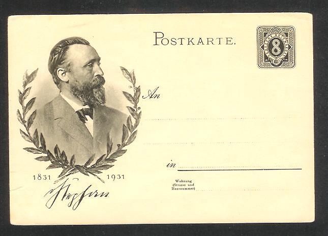 Germany Reich postcard postal stationery mint P211 k174