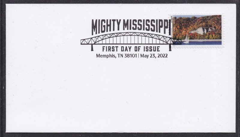 US 5698d Mighty Mississippi Illinois BWP FDC 2022