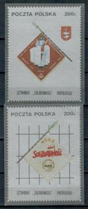 Poland 1987 MNH Stamps Solidarity Post Solidarnosc Flags of Solidarity Brands