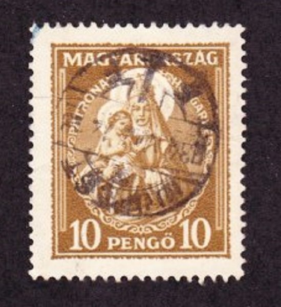 Hungary #465 Madonna and Child Used Single