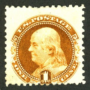 U.S. #133a MINT NG THINS