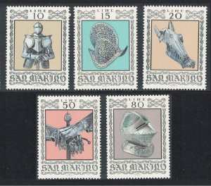 San Marino Ancient Weapons from 'Cesta' Museum San Marino 5v 1974 MNH