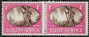 South Africa # 100 Military Victory - E/A Pair   (1)  VLH Unused