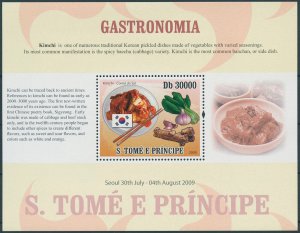 Sao Tome & Principe 2009 MNH Cultures Stamps Gastronomy Foods Cuisine 1v S/S II