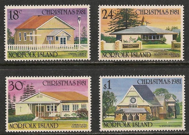 Norfolk Island #283-86 VF MNH - 1981 Christmas