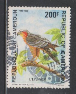 Cameroun, 200fr Sparrowhawk (SC# 882) USED