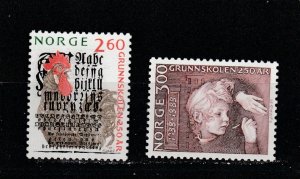 Norway  Scott#  944-945  MNH  (1989 Public Primary Schools)