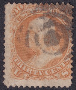 #71 Used, Ave-F, Tiny tear (CV $250 - ID29024) - Joseph Luft