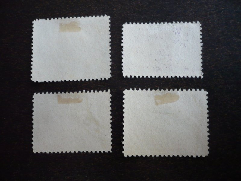 Stamps - Indian State Charkhari -Scott#28,30,32,36- Used Partial Set of 4 Stamps