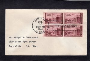 944 Kearny Expedition, FDC blk/4 addressed