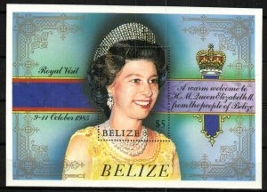 Belize Stamp 785  - Queen Elizabeth royal visit