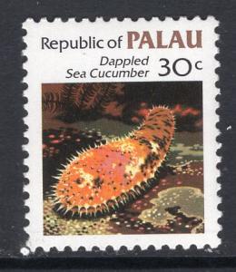 Palau 16 Sea Cucumber MNH VF