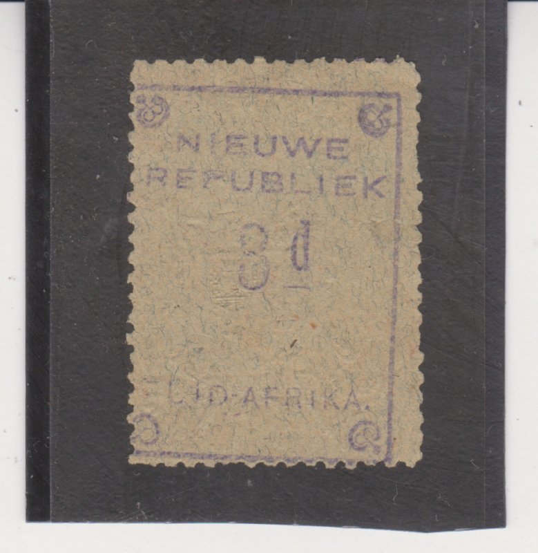 South Africa New Republic 3d  Scott # 21 MNG F/VF  Cat $40.00 1887