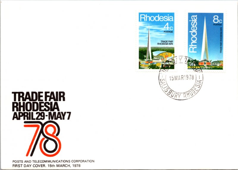 Rhodesia, Worldwide First Day Cover