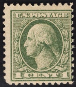 US #525 1c Emerald Green Washington MINT NH  SCV $17