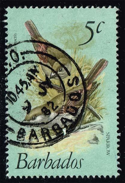 Barbados #497 Sparrows; Used (0.70)