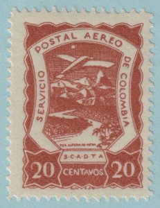 COLOMBIA C28 MINT NEVER HINGED OG**  NO FAULTS VERY FINE!