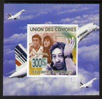 Comoro Islands 2009 French Celebrities individual imperf ...