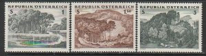 1962 Austria - Sc 685-7 - MNH VF - 3 single - Forests