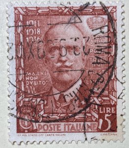 AlexStamps ITALY #409 XF Used 