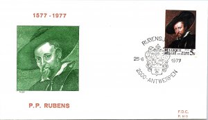 Belgium, Worldwide First Day Cover, Art