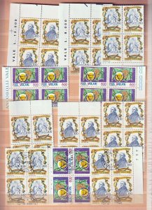 VATICAN 1981 MNH Used Religion Blocks (Apx 70 Stamps) (Goy 81