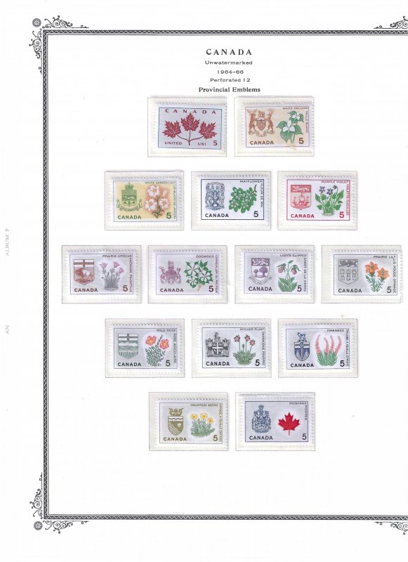 CANADA COLLECTION 1953-1999 SCOTT PAGES-CLEAR MOUNTS- MINT NH SCOTT BINDER/COVER