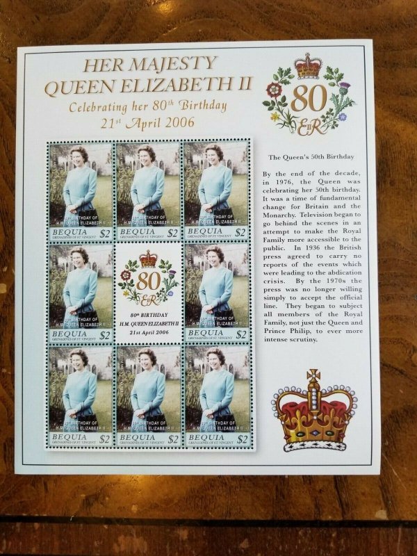 Stamps St Vincent Grenadines, Bequia Scott 385-8 nh