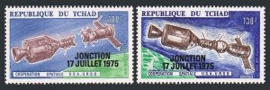 Chad C171-C172, MNH. Michel 722-723. Apollo-Soyuz. JONCTION 17 JULET 1975.