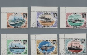 38 Dubai Stamps NH Light Cancels GREAT COLLECTION! Stock Numbers Listed Inside!