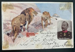 1898 Dar Es Salam German West Africa Tanzania Postcard Cover To Berlin Germany