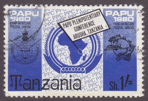 Tanzania 154 Universal Postal Union 1980