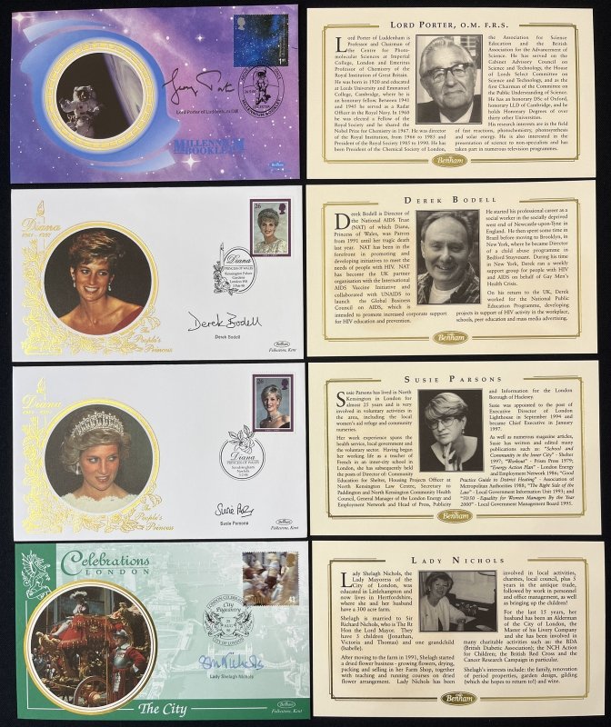GB Covers BENHAM SIGNED  (12 Items) MK7807