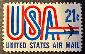 US # C81 USA & Jet airmail 21c 1971-73 Mint NH